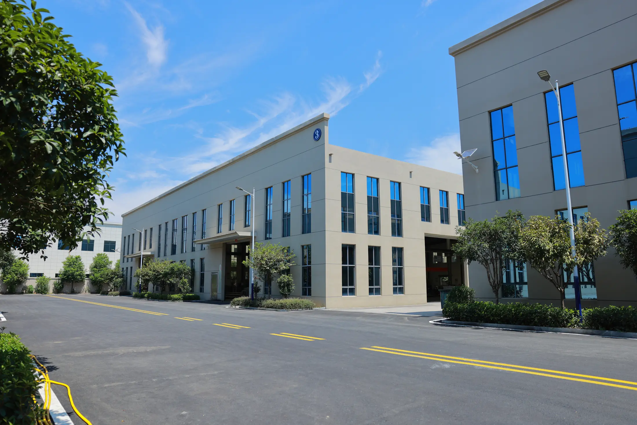 Minglang Electric factory buildings at the Zhangshu manufacturing base